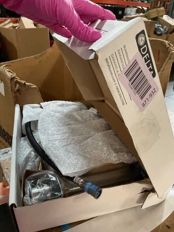 Photo 1 of **MISSING UNKNOWN PART**
Delta Cassidy Chrome Bathroom Faucet 3 Hole, 8 Inch Widespread Bathroom Sink Faucet for Vanity, Metal Push-Pop Drain Assembly, Chrome 3597LF-MPU