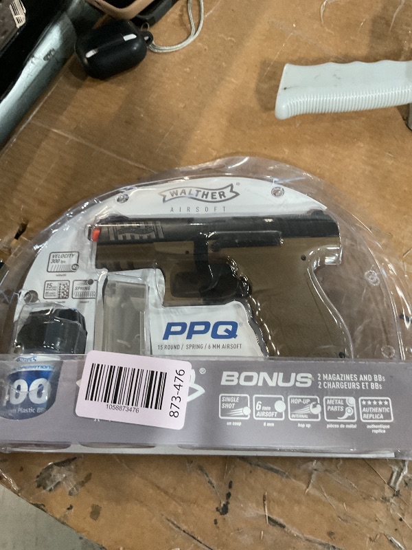 Photo 1 of (used)(see all images) walther ppq spring airsoft pistol, dark earth brown(Airsoft Gun)
