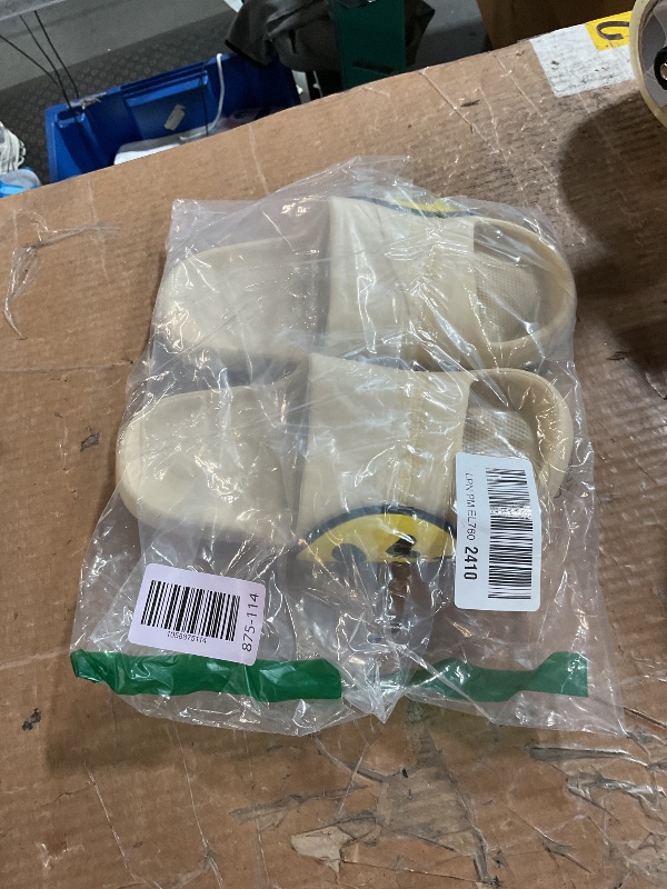 Photo 1 of (USED/FAIR) (BAGGED) Sandals for Girls and Boys,Mens Slippers Sandals for Women,EVA Anti-Slip Indoor & Outdoor Kids Slippers Smile Face Open Toe Spa Bath Pool Gym House Casual Shower Shoes(White 39///40)