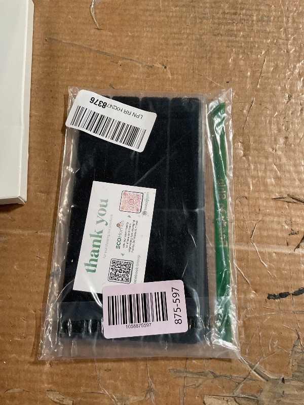 Photo 1 of (1x4 Inch, 16 Sets) Strips with Adhesive for Fabric, Stick On for Fabric, No Sew Sticky Back for Clothes, Curtains - Heavy Duty Double Sided Hook and Loop Hem Tape Fasteners, No Sewing No Iron, Black