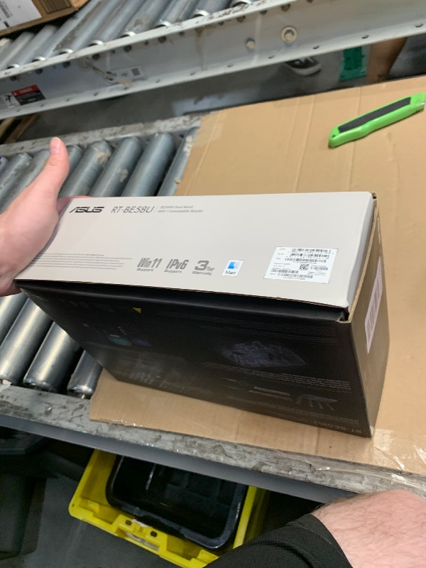 Photo 1 of ASUS RT-BE58U WiFi 7 BE3600 AiMesh Extendable Router, 4K-QAM, MLO, AI Detection 2.5G Port, Four 1G Ports, Commercial-Grade Network Security, Parental Control, IoT Network, Kid’s Network, VPN Network