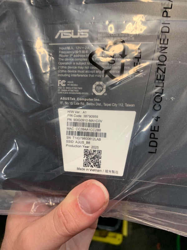 Photo 1 of ASUS RT-BE58U WiFi 7 BE3600 AiMesh Extendable Router, 4K-QAM, MLO, AI Detection 2.5G Port, Four 1G Ports, Commercial-Grade Network Security, Parental Control, IoT Network, Kid’s Network, VPN Network