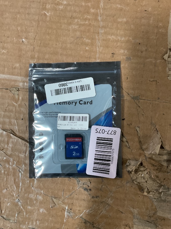 Photo 1 of INDMEM SD Card 2GB Class 4 Flash Memory Card 2G SLC Stanard Secure Digital Cards (1PC)