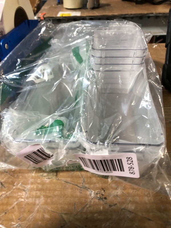 Photo 1 of ***(MISSING PARTS/ NOT A COMPLETE SET/ SEE NOTES)***Vtopmart 25 PCS Clear Plastic Drawer Organizers Set, 4-Size Versatile Bathroom and Vanity Drawer Organizer Trays, Storage Bins for Makeup, Bedroom, Kitchen Gadgets Utensils and Office