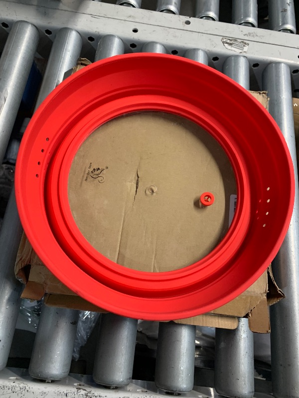 Photo 1 of ***(MISSING PARTS/ SEE NOTES)***Microwave Splatter Cover Vented Glass Splatter Guard Lid with Collapsible Silicone for Food as Pot Cover 11.8 inch Large Plate for 6 7 8 9 10 11 inch Plate Bowl