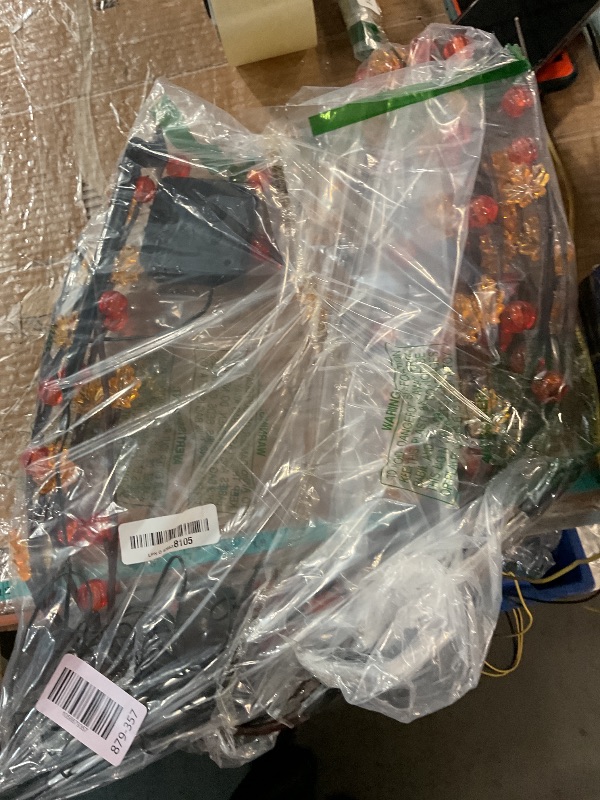 Photo 1 of Fall Decor Solar Garden Lights Outdoor for Thanksgiving Decorations,4PACK 80LED Pumpkin Maple Leaf Tree with Friendsgiving Gifts,Solar Fall Decor Lights for Home/Garland/Thanksgiving Day Orange