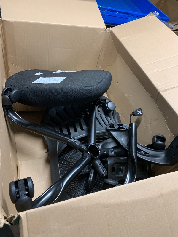 Photo 1 of (missing hardware) Sweetcrispy Office Computer Desk Chair, Ergonomic Mid-Back Mesh Rolling Work Swivel Task Chairs with Wheels, Comfortable Lumbar