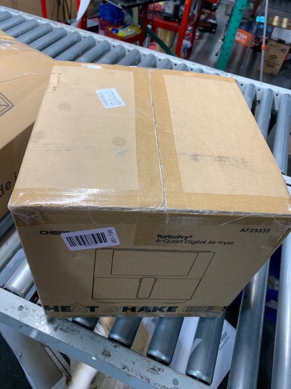 Photo 1 of ***FACTORY SEALED***
Chefman Air Fryer – 4 QT Compact Airfryer for Quick & Easy Meals in Minutes, Features Hi-Fry Technology for Extra Crisp, Touchscreen Controls with 4 Presets, Nonstick & Dishwasher Safe Basket - Black