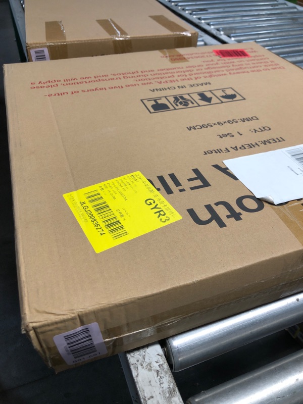 Photo 1 of [Lab-Biosafety Level] H14 Fan Filter Unit Filters, Vabiooth FFU HEPA Laminar-Flow-Hood Filters for Class 100/ISO 5 Cleanliness Clean Room Mycology and Mushroom Room Work 22.6" x 22.6" (HEPA Filter)