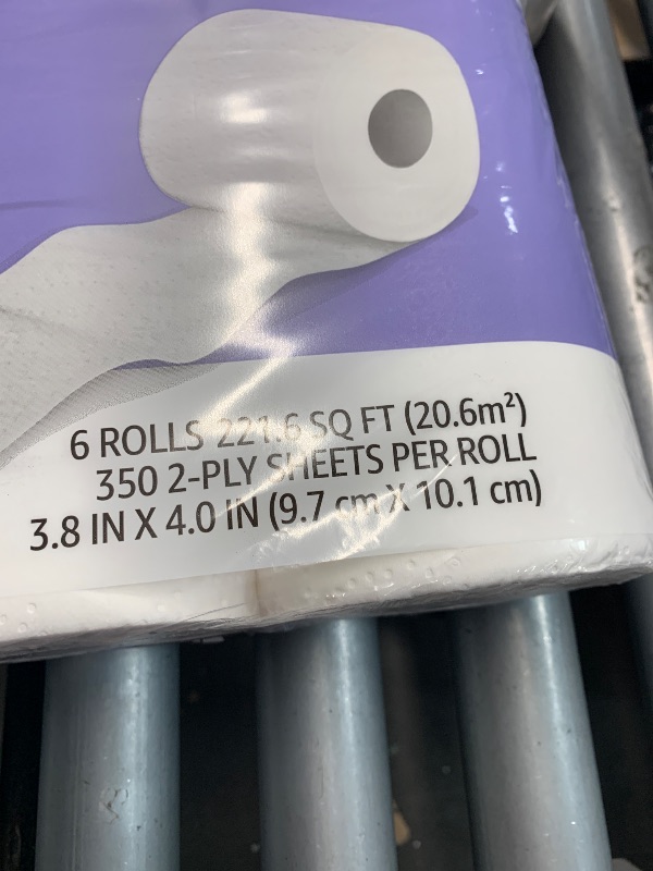 Photo 1 of (3 packs of 6 rolls)(see all images) Amazon Basics 2-Ply Soft Toilet Paper