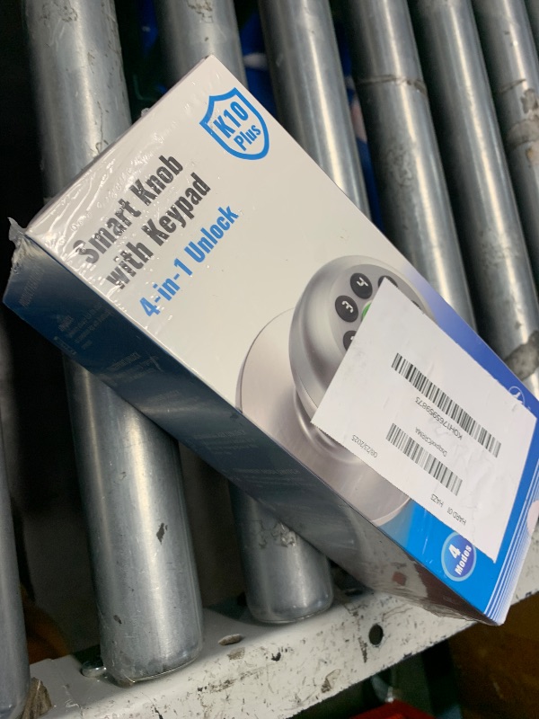 Photo 1 of ***FACTORY SEALED***Fingerprint Door Lock, Smart Fingerprint Door Knob with Keypad, Biometric Door Lock with App Control, Auto Lock Door Lock with Code, Keyless Door Knob with Lock for Bedroom, Home,Office-Satin Nickel