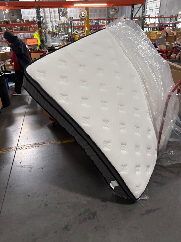 Photo 1 of ***FACTORY SEALED***Ayeawo Firm King Size Mattress 12 Inch, Superior Hybrid King Bed Mattress in a Box, Pressure Relief Gel Memory Foam, Individual Pocket Spring for Back & Lumbar Support, Cooling Feel, CertiPUR-US