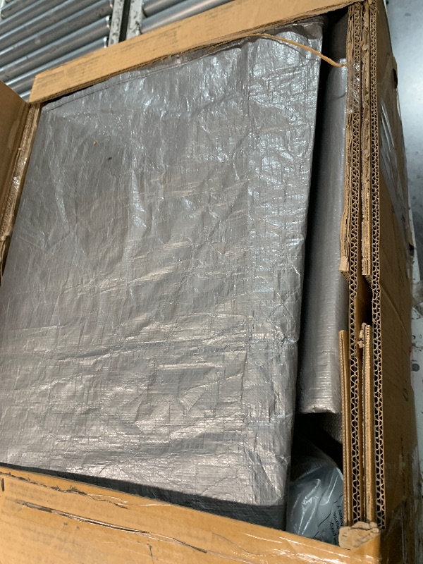 Photo 1 of *** PARTIAL SET *** Garvee 10x20 Carport Canopy, Heavy Duty Car Port with Waterproof Tarp, Roll-Up Windows & Doors, Outdoor Portable Garage with Removable Sidewalls, for Car, Boat, Truck, Motorcycle, Grey