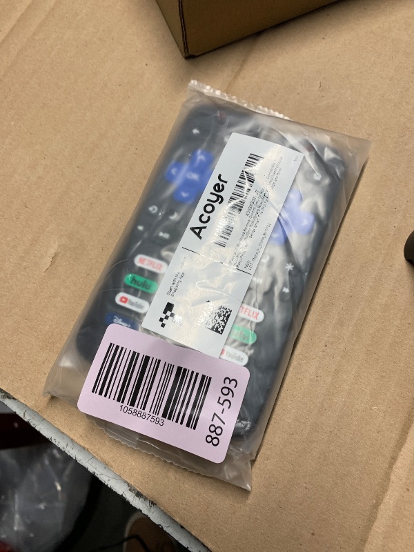 Photo 1 of (Pack of 2) Replacement Remote Control Only for Roku TV, Compatible for TCL Roku/Hisense Roku/Onn Roku/Sharp Roku/Element Roku/Westinghouse Roku/Philips Roku Smart TVs (Not for Roku Stick and Box)