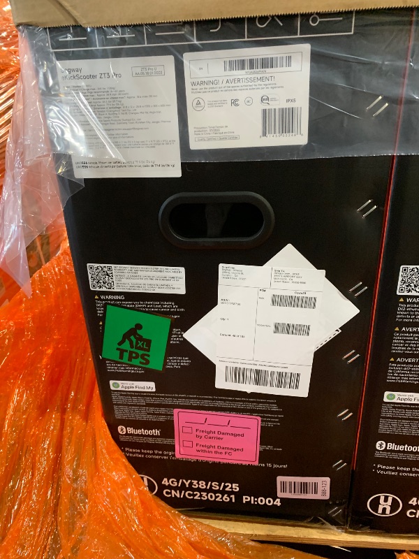 Photo 1 of ***FACTORY SEALED***Segway ZT3 Pro Electric Scooter, Up to 24.9 MPH, 43.5-Mile Range, Dual Suspension, Flash Charge, 1600W Peak Motor, Off-Road Scooter for Adults UL Certified (UL2272/2271)
***TRUCK/TRAILER PICKUP ONLY***
***FACTORY SEALED***