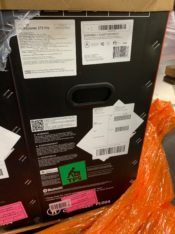 Photo 1 of ***FACTORY SEALED***Segway ZT3 Pro Electric Scooter, Up to 24.9 MPH, 43.5-Mile Range, Dual Suspension, Flash Charge, 1600W Peak Motor, Off-Road Scooter for Adults UL Certified (UL2272/2271)
***TRUCK/TRAILER PICKUP ONLY***
***FACTORY SEALED***
