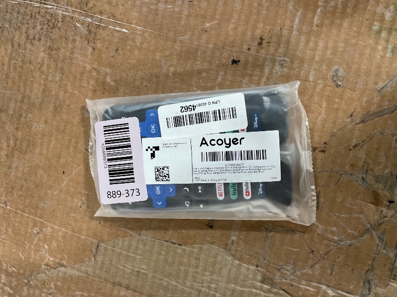 Photo 1 of (Pack of 2) Replacement Remote Control Only for Roku TV, Compatible for TCL Roku/Hisense Roku/Onn Roku/Sharp Roku/Element Roku/Westinghouse Roku/Philips Roku Smart TVs (Not for Roku Stick and Box)