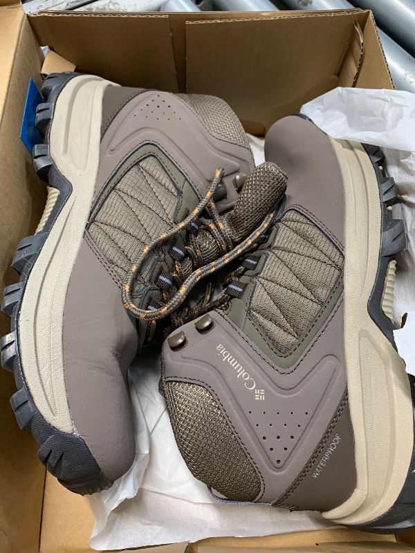 Photo 1 of (used) Columbia Womens Transverse Waterproof Hiking Boot, Mud/New Moon, 8