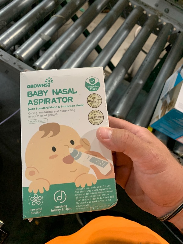 Photo 1 of ***FACTORY SEALED***GROWNSY Nasal Aspirator for Baby with Protection Mode, Electric Nose Suction for Baby, Automatic Baby Nose Sucker with 3 Silicone Tips, Adjustable Suction Level, Music and Light Soothing Function