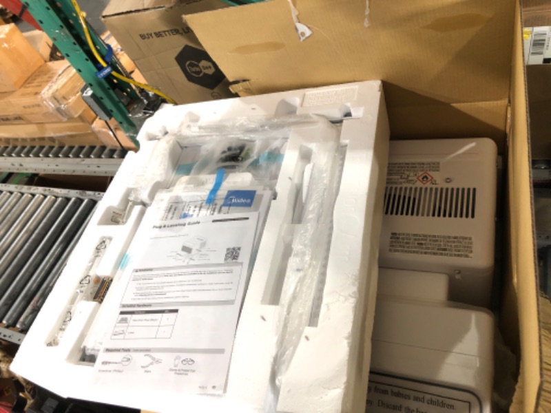 Photo 1 of Midea 8,000 BTU U Shaped Smart Inverter Window Air Conditioner - Cools 350 Sq Ft, Ultra Quiet with Open Window Flexibility - Alexa/Google Assistant Compatible - 35% Energy Savings, Remote (Updated)