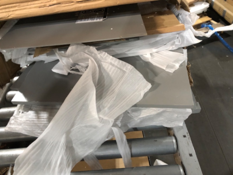 Photo 1 of **FOR PARTS ONLY**
Favfurish Casual Style Hall Tree with Rattan Door Shelves & Shoe Cabinets,Entryway Bench W/Solid Wood Feet,for Hallway Apartment Living Room,Gray,40.16" l x 18.58" W x 64.17" H