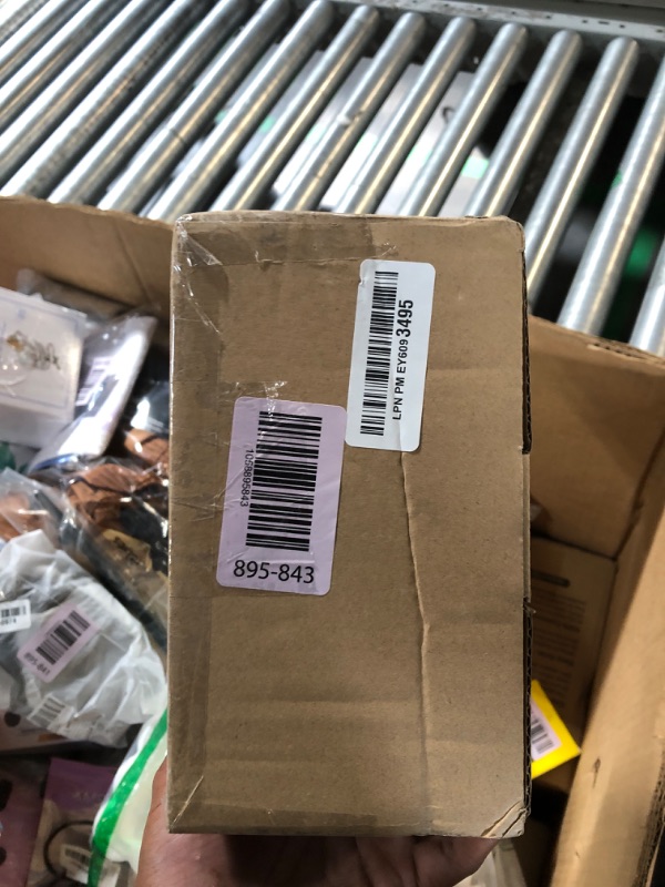 Photo 1 of ***(HEAVILY USED/ MINOR DAMAGE)***SANHECUN traveling toiletry Case large clear cosmetics case makeup bag Dimensions | LxWxH:10” x 4.5” x 7.5”(Beige, Medium)