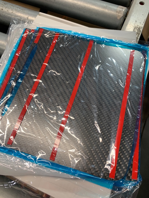 Photo 1 of (see images) TPARTS Real Carbon Fiber Center Console Cover for Tesla (Model 3/Y)