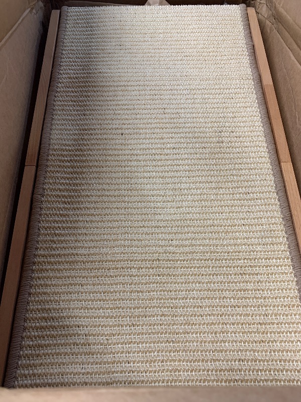 Photo 1 of (please see all images) CHEERHOME PETS Sisal Cat Scratcher Ramp for Indoor Cats, 24.8" L Shape Scratching Post Furniture(Medium)