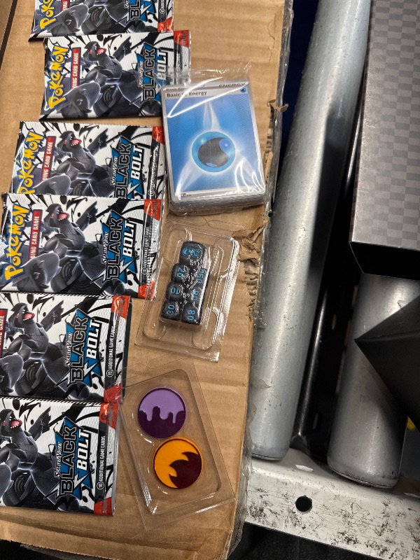 Photo 1 of ***Card packs were opened but still has cards in it****
Pokemon TCG Scarlet & Violet 10.5 Black Bolt Elite Trainer Box