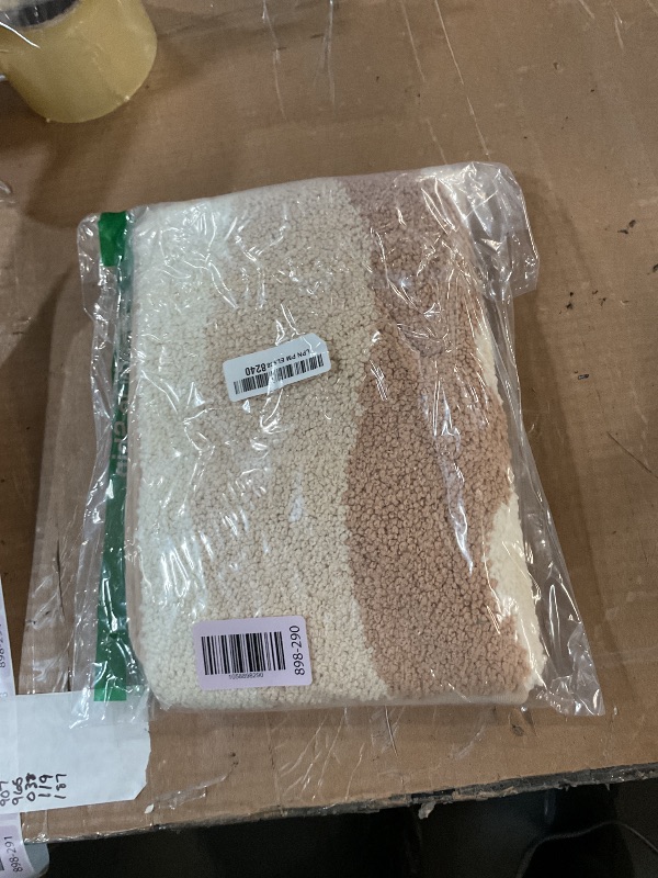 Photo 1 of *** HAS BROWN ON IT***   ZGXL Green Leaves Bath Mats Bathroom Rugs Set 2 Piece Non-Slip Soft Microfiber Absorbent Machine Washable Entrance Doormat Boho Carpet for Bathroom Floor Tub Shower (17.5 X 25.5+19.5 X 31.5 Inches)