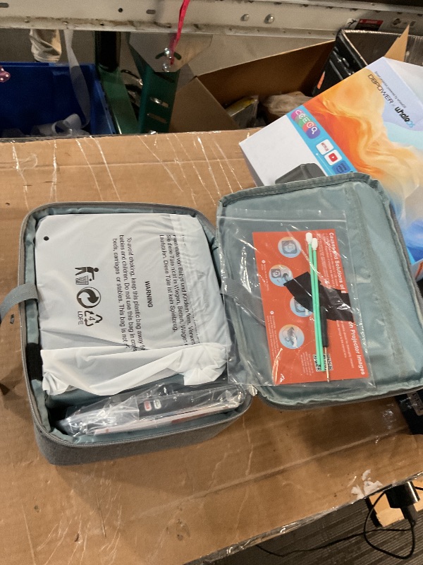 Photo 1 of [2025 Netflix-Licensed | 386+ Built-in Apps] DBPOWER E2 Smart Projector with WiFi and Bluetooth, Mini Projector 4K Support with Netflix, Youtube, Disney+, Hulu, Max, Crunchyroll w Portable Case