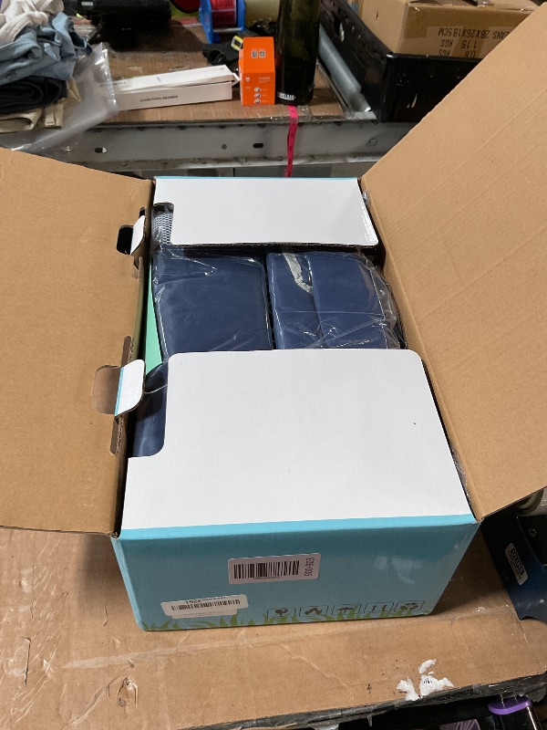 Photo 1 of (used)(incomplete) 42x42x26 Inches Puppy Playpen with Top Cover, Dog Playpen for Small or Puppy, DogFence Pet Playpen for Indoor & Outdoor