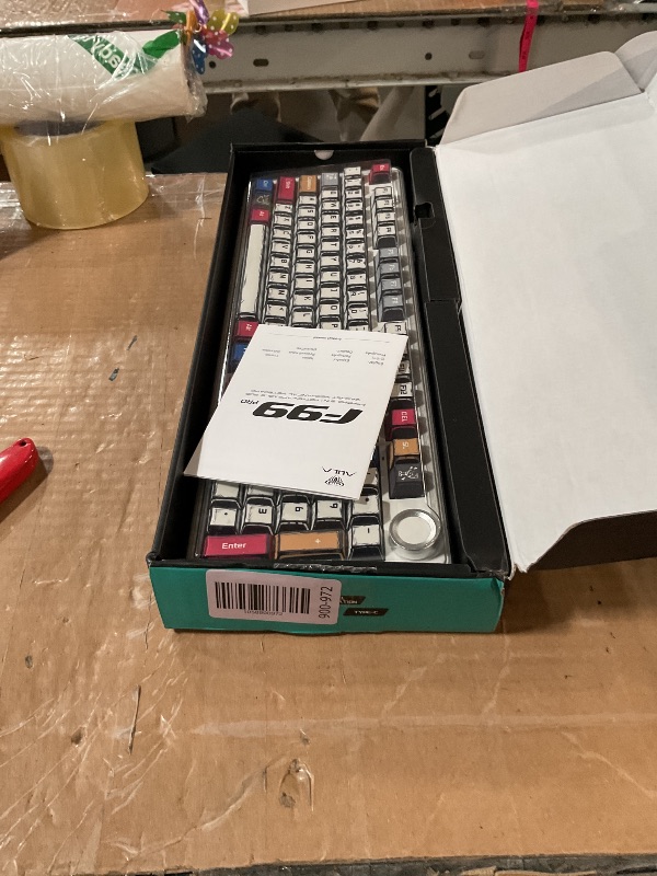 Photo 1 of x Aula F99 Pro Mechanical Keyboard, Wireless Gaming Keyboards RGB Backlit Hot Swappable Custom Creamy Bluetooth Computer Keyboard, Tri-Mode BT5.0/2.4GHz/USB-C, Pre-lubed Switches PBT Keycaps