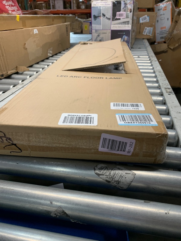 Photo 1 of ?Upgraded?Dimmable Floor Lamp with 3 Color Temperatures, Ultra Bright 2000LM Arc Floor Lamps for Living Room, Modern Standing Tall Lamp with Remote Control Reading Floor Lamp for Bedroom Office