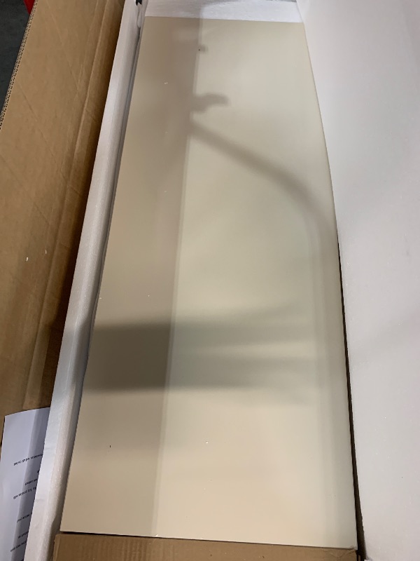 Photo 1 of (incomplete item)(parts only) Tribesigns 78.7-Inch Executive Desk, L-Shaped Desk with 55-Inch Cabinet, Large Office Desk with Storage Shelves