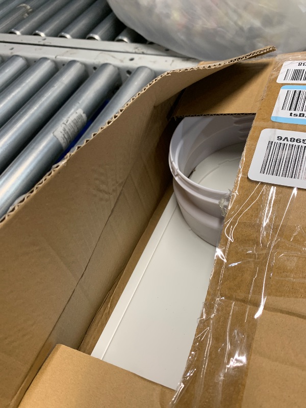 Photo 1 of ***MISSING PARTS*** Portable AC Window Vent Kit - Complete Air Conditioner Window Kit, Adjustable PVC Window Seal Kit Panels Up to 60 Inches, for Universal Thread AC Exhaust Hose of 5.1" and 5.9" Diameter