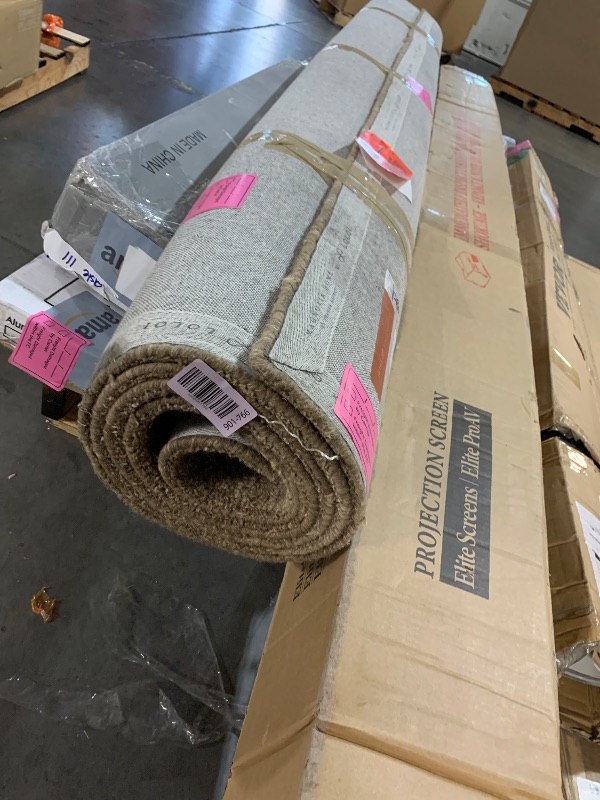 Photo 1 of (used)(damage)(see all images) Loloi Magnolia Home by Joanna Gaines Henley Collection HNY-01 Ivory/Brown 7'-9" x 9'-9" Area Rug
some damage