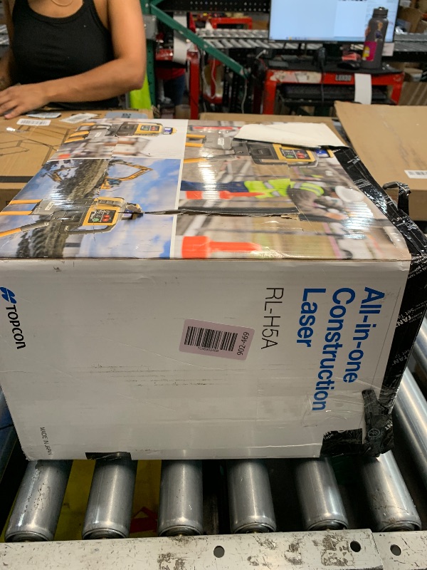 Photo 1 of Topcon RL-H5A Self Leveling Horizontal Rotary Laser with Bonus EDEN Field Book, IP66 Rating Drop, Dust, Water Resistant, 800m Construction Laser, Includes LS-80L Receiver, Detector Holder, Soft Case