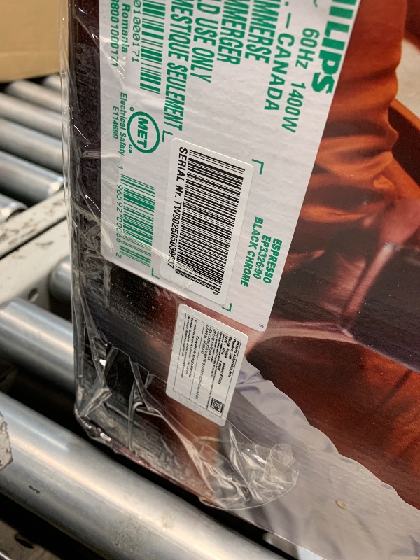 Photo 1 of ***DIRTY***HEAVILY USED***
Philips 3300 Series Fully Automatic Espresso Machine - 5 Hot & Iced drinks, 40% Quieter SilentBrew, Ceramic Grinder, Aquaclean Filter, Black Chrome (EP3326/90)
