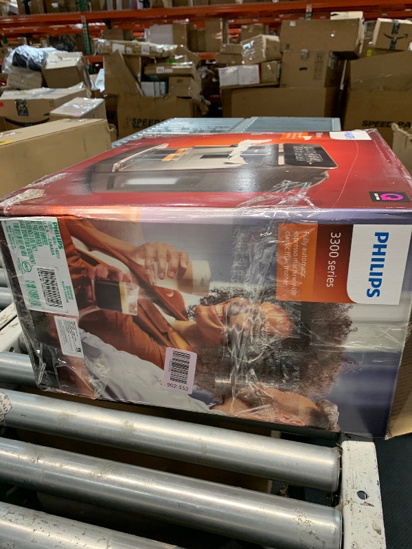 Photo 1 of ***DIRTY***HEAVILY USED***
Philips 3300 Series Fully Automatic Espresso Machine - 5 Hot & Iced drinks, 40% Quieter SilentBrew, Ceramic Grinder, Aquaclean Filter, Black Chrome (EP3326/90)
