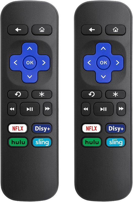 Photo 1 of (2 Pack) Replacement Remote Control for Roku Express, for Roku Premiere, for Roku Box, for Roku Player, for Roku 1 2 3 4 -?NOT for Stick or TV?
