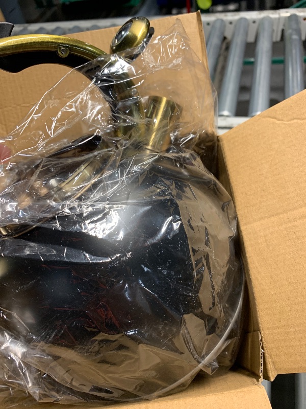 Photo 1 of (missing bolt) 3Quart Whistling Tea Kettle Classic Teapot Stainless Steel Teakettle with Cool Grip for Stovetop