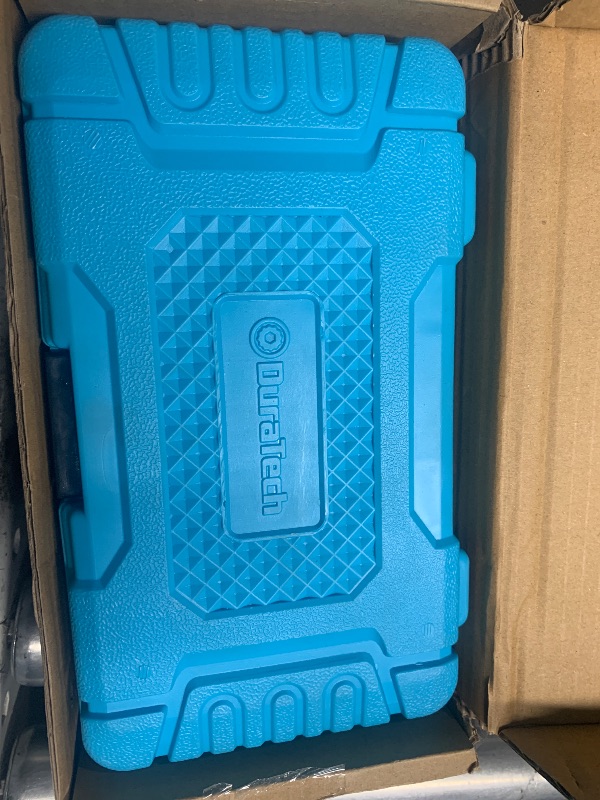 Photo 1 of ***(USED/ UNKNOWN IF MISSING PARTS)***DURATECH 31 Pieces Bicycle Tool Kit, Complete Bike Repair Kit with Storage Box, Mountain Bike Repair Tools, for Mountain, Road, and Park Bicycle with Chain Riveter, Tire Levers, Crank Puller