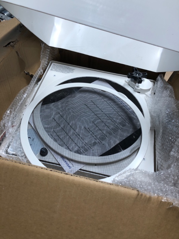 Photo 1 of (PARTIAL SET) RVLOVENT RV Roof Vent Fan 12V Auto Remote Control 14'' inch 10 Speed (Smoke)