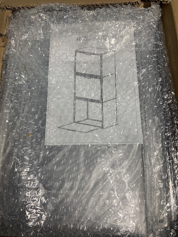 Photo 1 of ***FACTORY SEALED***GUDEMAY Clear Stackable Plastic Storage Bins with Magnetic Lid, Dustproof Book & Cosmetic Display Cases, Large Figures Collectibles Showcase, Shoe Box, Protection Organizer (Transparent, L-3 Pack)