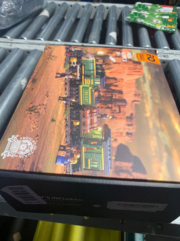 Photo 1 of ***FACTORY SEALED***Funwhole Wild West Freight Train Lighting Building-Bricks Set - Classic 4-4-0 Locomotive Model 1524 Pcs Ideas Kit for Adult and Teens