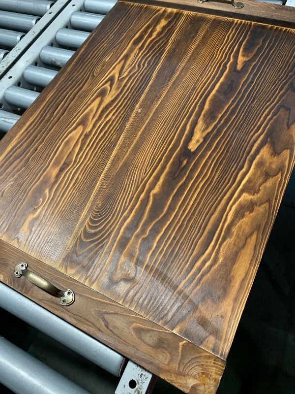Photo 1 of (used)(see images) TIRYIUOU Gas Stove Top Cover: Wooden 30 * 22 inches Noodle Board Stovetop Covers with Handles, Wood Cutting Board for Kitchen Gas Stove and Electric Stove