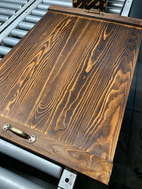 Photo 1 of (used)(see images) TIRYIUOU Gas Stove Top Cover: Wooden 30 * 22 inches Noodle Board Stovetop Covers with Handles, Wood Cutting Board for Kitchen Gas Stove and Electric Stove