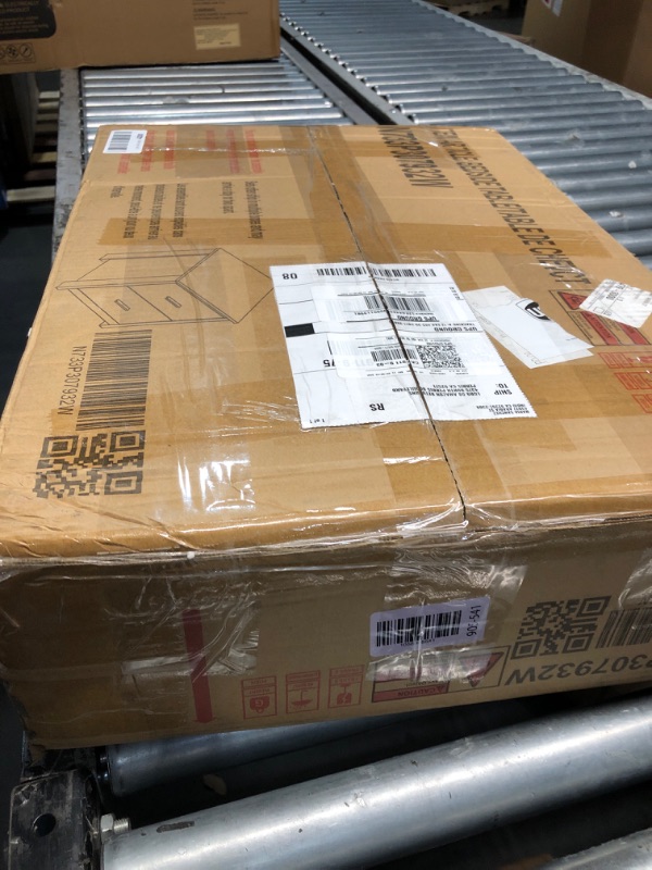 Photo 1 of ***PARTIAL SET - PRICE ADJUSTED*****ONLY ONE NIGHT STAND**   Merax 4-Pcs Queen Size Bed Frame Dresser Night Stand Bedroom Set, Platform with USB Charging Ports Storage Headboard & 1 x 5 Drawers Cabinet & 2 x Nightstands, Wooden, Walnut