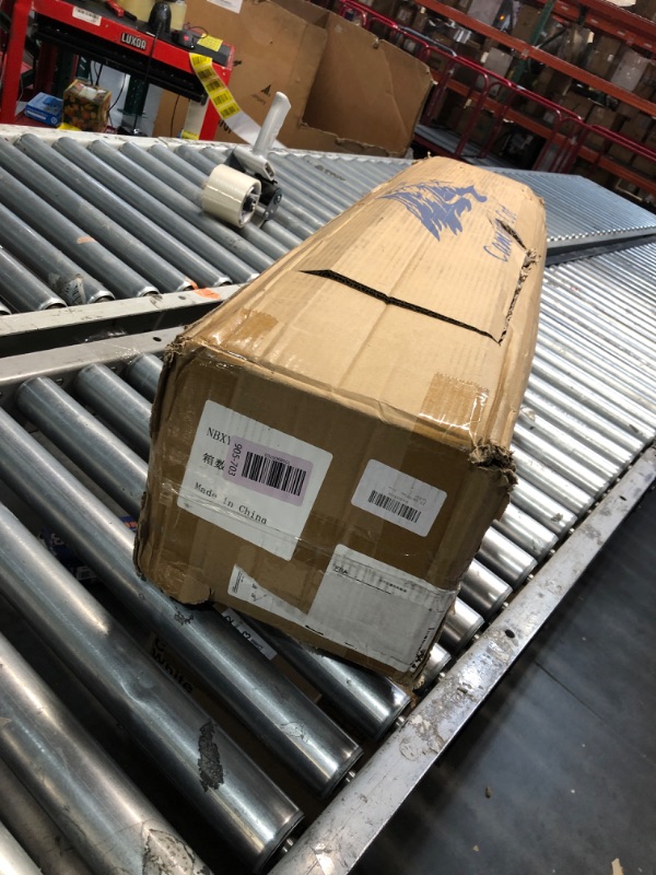 Photo 1 of (USED/FAIR) HABUTWAY Camping Cot with Mattress, 32" Extra Wide Camping Cots for Adults, Sleeping Cot for Adults Holds Up to 600LBS, Cots for Sleeping, Camp, Rv, Beach, Patio, Office Naps(Blue)